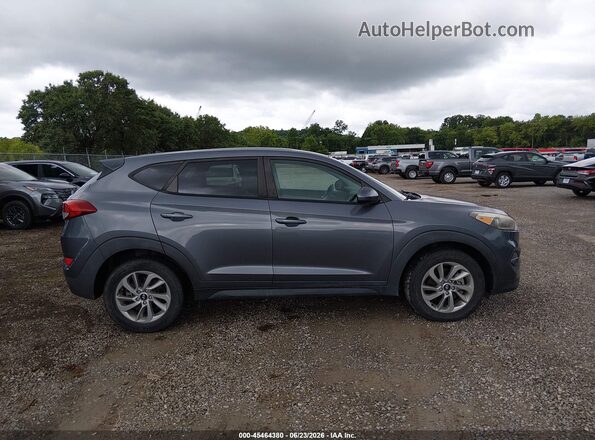 KM8J23A44JU655334 2018 HYUNDAI TUCSON Синий Вид задней части салона