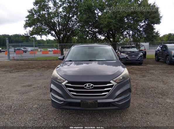 KM8J23A44JU655334 2018 HYUNDAI TUCSON Синий Вид щитка приборов