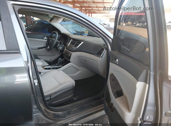 KM8J23A44JU837146 2018 HYUNDAI TUCSON Gray Widok wnętrza z przodu