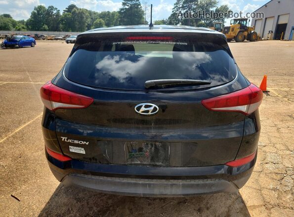 KM8J23A45JU622875 2018 HYUNDAI TUCSON Black Հետևի տեսք