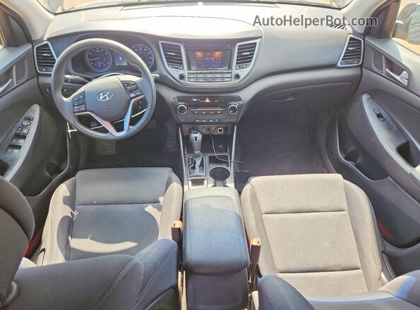 KM8J23A45JU622875 2018 HYUNDAI TUCSON Black Առջևի վահանակի տեսք