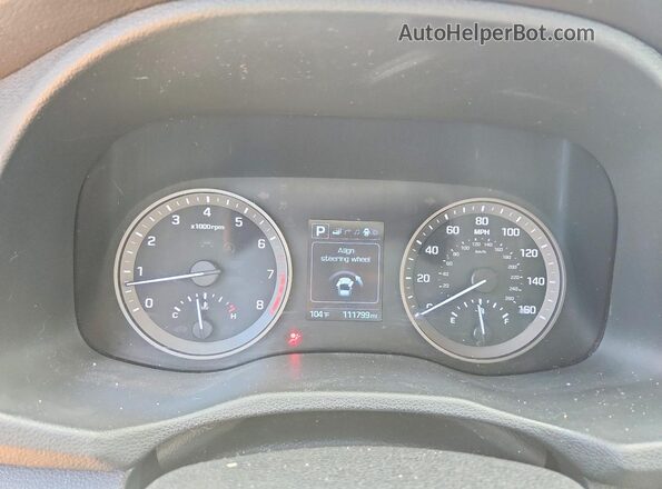 KM8J23A45JU622875 2018 HYUNDAI TUCSON Black Սարքավորումների վահանակի տեսք