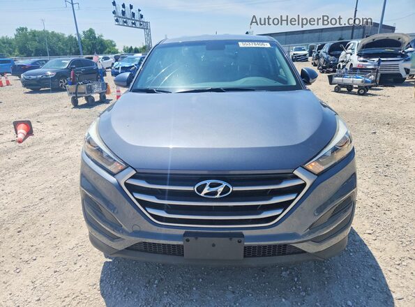 KM8J23A45JU691615 2018 HYUNDAI TUCSON Gray წინა ხედი