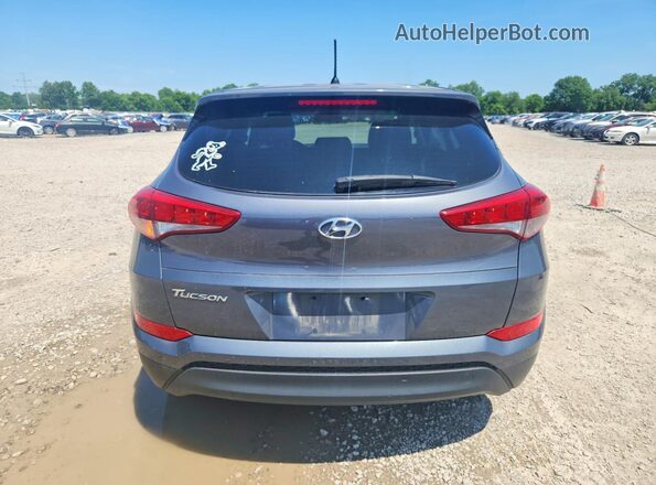KM8J23A45JU691615 2018 HYUNDAI TUCSON Gray უკანა ხედი
