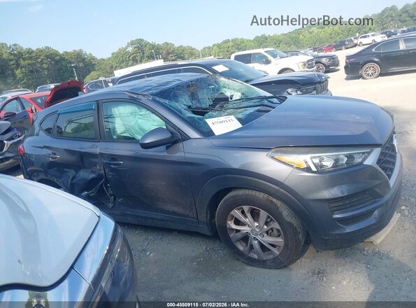 KM8J23A45KU968975 2019 HYUNDAI TUCSON Gray Widok wnętrza z tyłu