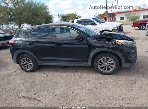KM8J23A46JU634064 2018 HYUNDAI TUCSON Black Вид щитка приладів