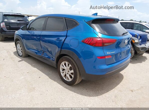 KM8J23A46KU845475 2019 HYUNDAI TUCSON Синий Задняя левая четверть