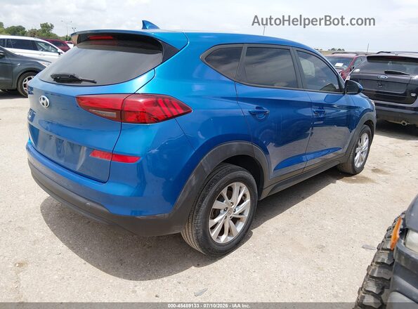 KM8J23A46KU845475 2019 HYUNDAI TUCSON Синий Задняя правая четверть
