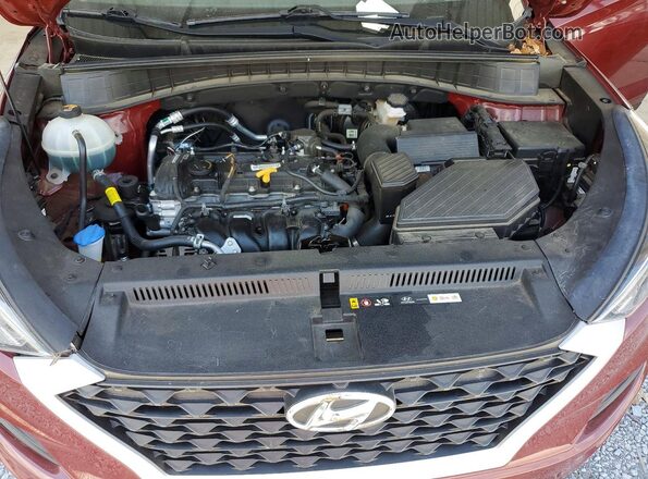 KM8J23A46KU979418 2019 HYUNDAI TUCSON Burgundy Rear interior view