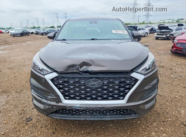 KM8J23A46LU166985 2020 HYUNDAI TUCSON Brown Front view