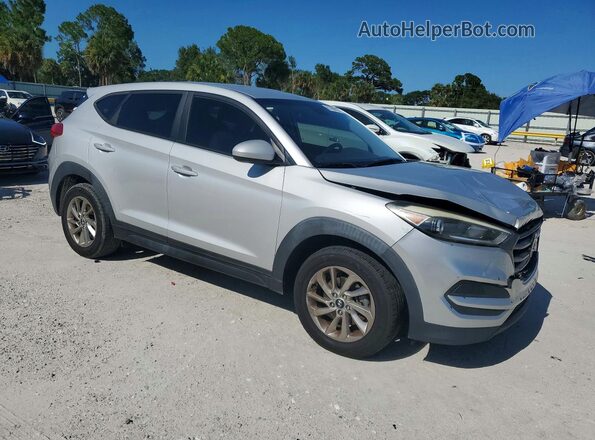 KM8J23A47GU023324 2016 HYUNDAI TUCSON Silver Front right