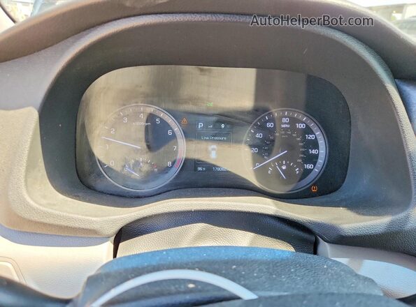 KM8J23A47GU225855 2016 HYUNDAI TUCSON Black Vista del cuadro de instrumentos