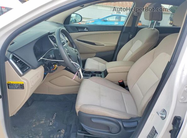 KM8J23A47HU362330 2017 HYUNDAI TUCSON White Սալոնի դիմացի տեսք