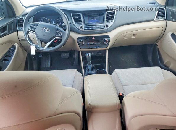 KM8J23A47HU362330 2017 HYUNDAI TUCSON White Առջևի վահանակի տեսք