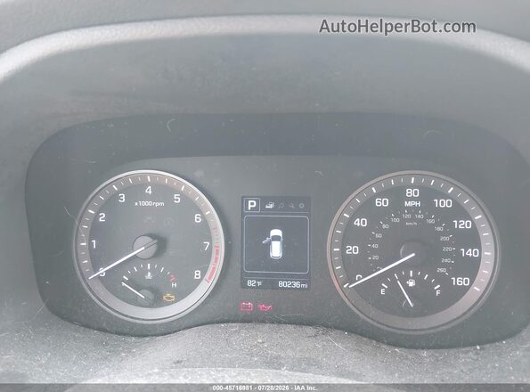 KM8J23A47HU436748 2017 HYUNDAI TUCSON White Հետևի նստատեղերի տեսք