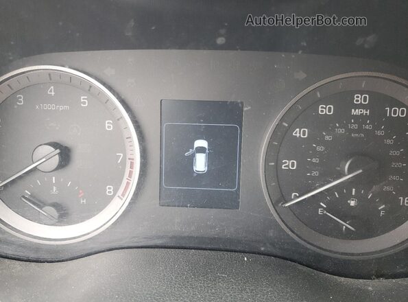 KM8J23A47HU447345 2017 HYUNDAI TUCSON Charcoal Вид щитка приладів