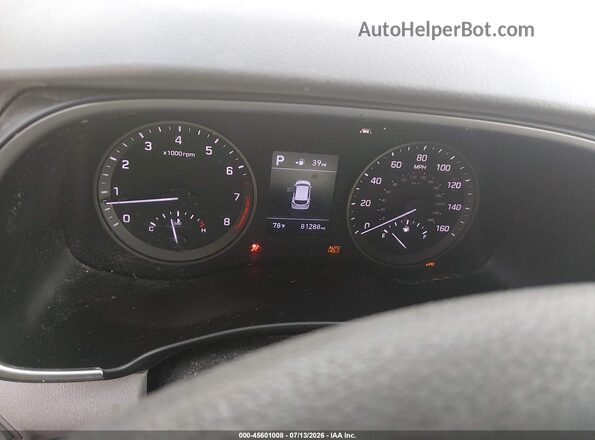 KM8J23A47LU140489 2020 HYUNDAI TUCSON Gray Rear seats view