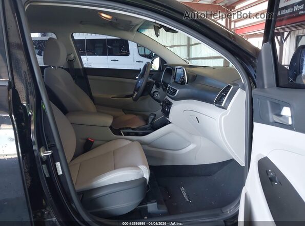 KM8J23A47LU267534 2020 HYUNDAI TUCSON Black Widok wnętrza z przodu