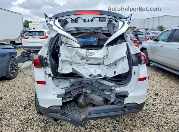 KM8J23A47MU362502 2021 HYUNDAI TUCSON White Вид ззаду