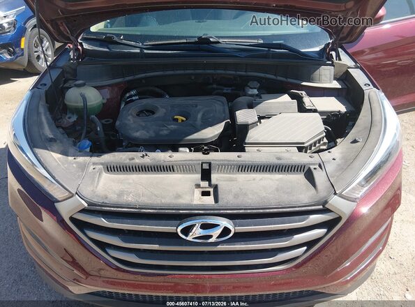 KM8J23A48GU092295 2016 HYUNDAI TUCSON Red Rear view