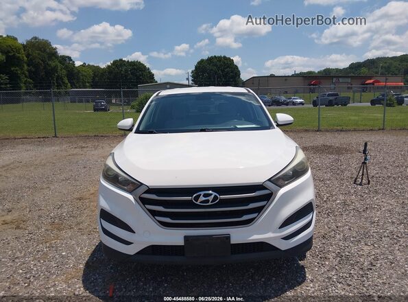 KM8J23A48JU659936 2018 HYUNDAI TUCSON Белый Вид щитка приборов