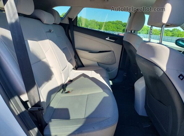 KM8J23A48LU187384 2020 HYUNDAI TUCSON Белый Вид задней части салона