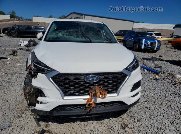KM8J23A48LU189796 2020 HYUNDAI TUCSON White Դիմացի տեսք