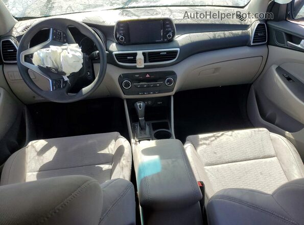 KM8J23A48LU189796 2020 HYUNDAI TUCSON White Առջևի վահանակի տեսք