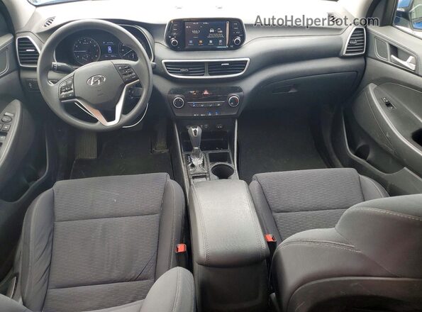 KM8J23A48LU211084 2020 HYUNDAI TUCSON Синий Вид панели приборов