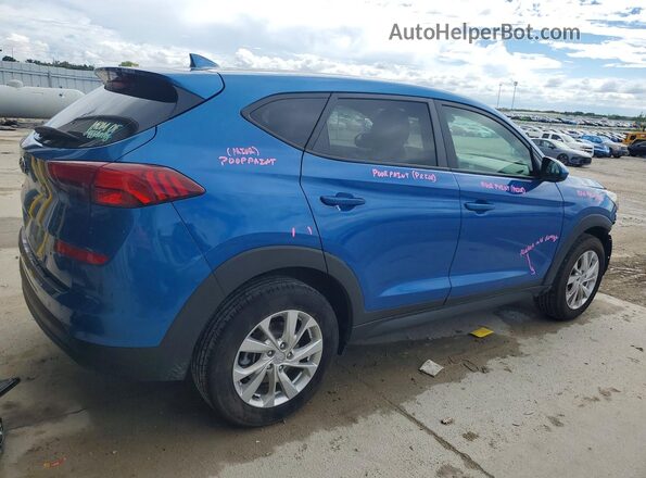 KM8J23A48LU211084 2020 HYUNDAI TUCSON Синий Задняя правая четверть