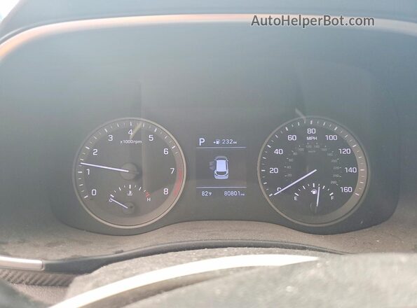 KM8J23A48LU211084 2020 HYUNDAI TUCSON Синий Вид щитка приборов