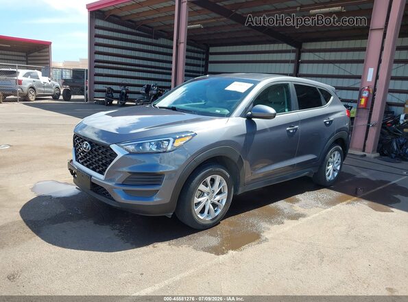 KM8J23A49KU067902 2019 HYUNDAI TUCSON Серый Передняя левая четверть