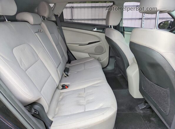 KM8J23A49LU098911 2020 HYUNDAI TUCSON Black უკანა სალონის ხედი