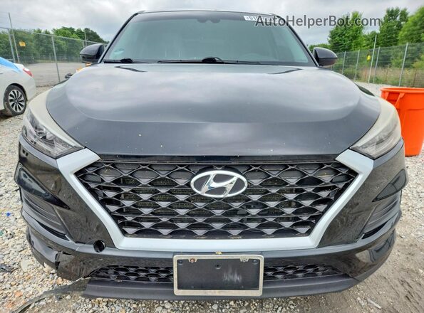 KM8J23A49LU098911 2020 HYUNDAI TUCSON Black წინა ხედი