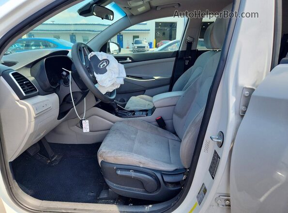 KM8J23A4XKU901160 2019 HYUNDAI TUCSON White Սալոնի դիմացի տեսք