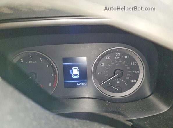KM8J23A4XKU975615 2019 HYUNDAI TUCSON Gray Instrument cluster view