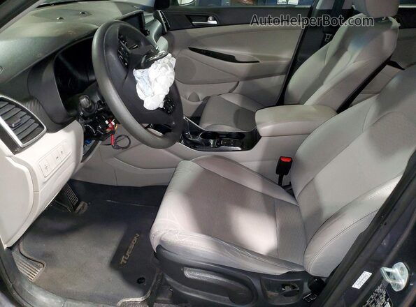 KM8J23A4XKU975615 2019 HYUNDAI TUCSON Gray Front interior view