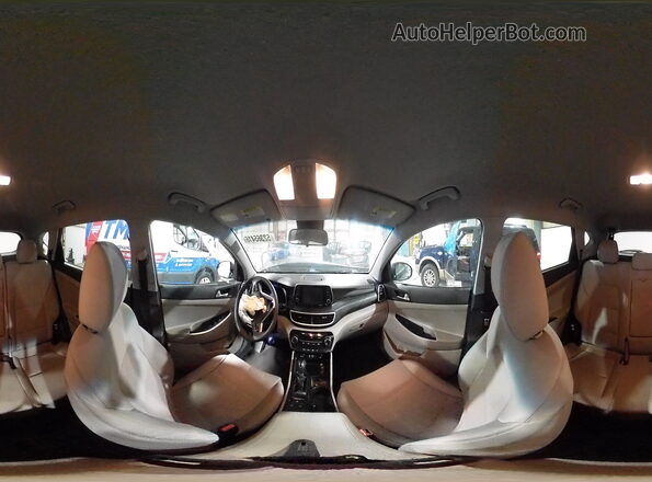KM8J23A4XKU975615 2019 HYUNDAI TUCSON Gray 360 interior view