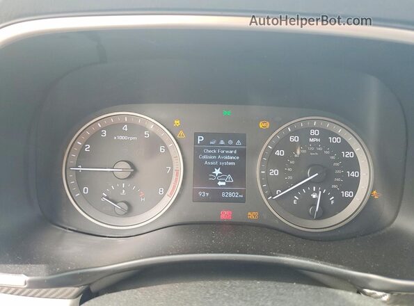 KM8J23A4XMU361876 2021 HYUNDAI TUCSON Белый Вид щитка приборов