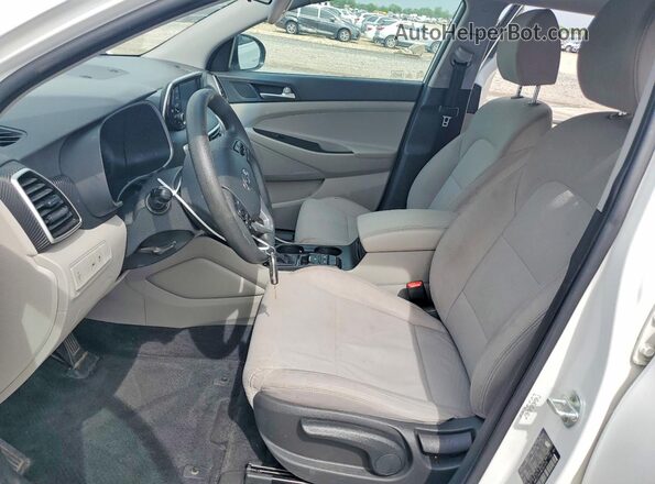 KM8J23A4XMU361876 2021 HYUNDAI TUCSON Белый Вид салона спереди