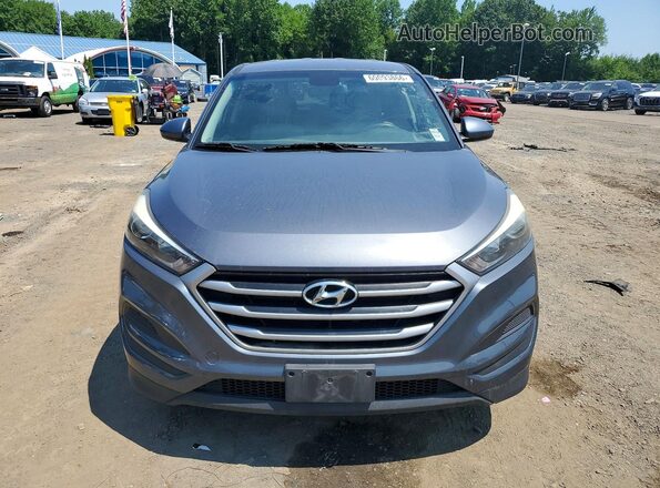 KM8J2CA40JU635324 2018 HYUNDAI TUCSON Gray Դիմացի տեսք