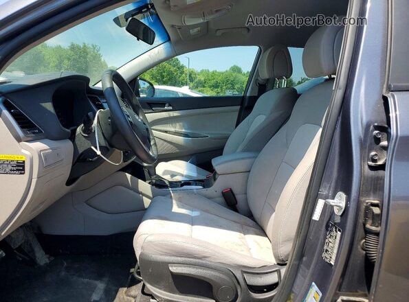 KM8J2CA40JU635324 2018 HYUNDAI TUCSON Gray Սալոնի դիմացի տեսք