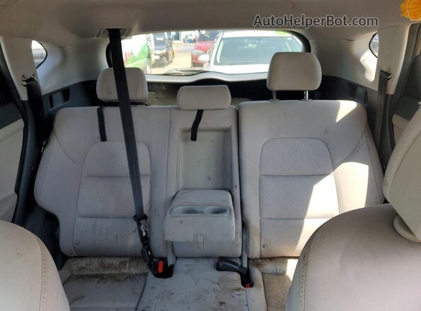 KM8J2CA40JU635324 2018 HYUNDAI TUCSON Gray Հետևի նստատեղերի տեսք