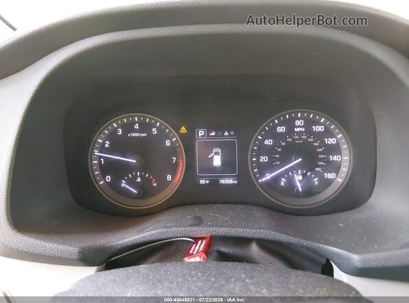 KM8J2CA40JU824295 2018 HYUNDAI TUCSON Gray Widok tylnych siedzeń