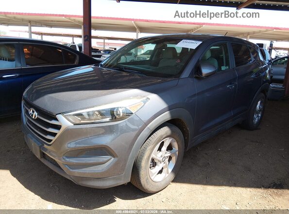 KM8J2CA40JU824295 2018 HYUNDAI TUCSON Gray 