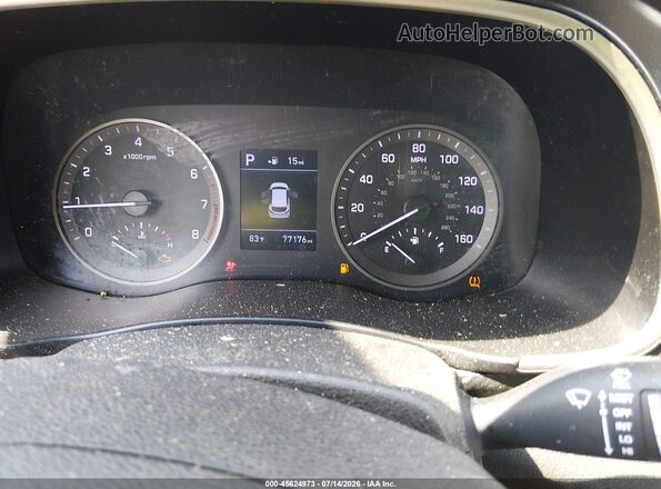 KM8J2CA40LU146733 2020 HYUNDAI TUCSON Gray Widok tylnych siedzeń