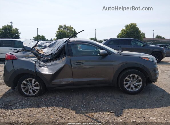 KM8J2CA40LU146733 2020 HYUNDAI TUCSON Gray Widok wnętrza z tyłu