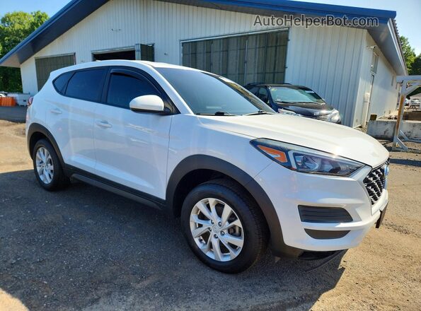 KM8J2CA40LU152290 2020 HYUNDAI TUCSON Белый Передняя правая четверть