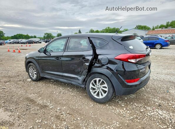 KM8J2CA41JU754404 2018 HYUNDAI TUCSON Black უკანა მარცხენა