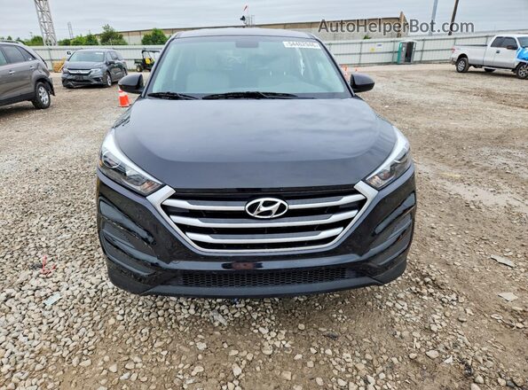 KM8J2CA41JU754404 2018 HYUNDAI TUCSON Black წინა ხედი